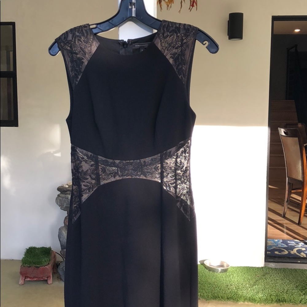 Gorgeous long black prom dress